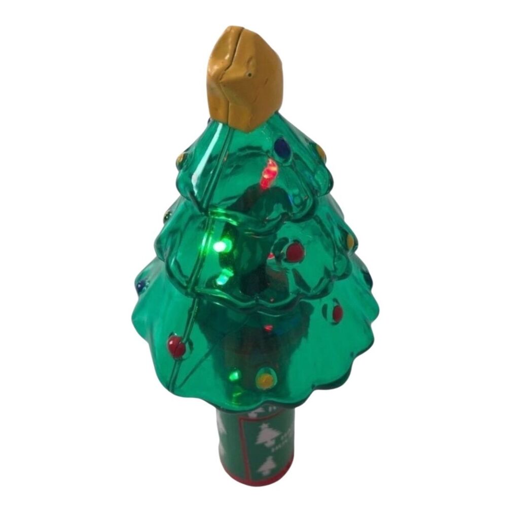 Light up Christmas tree 8” plastic